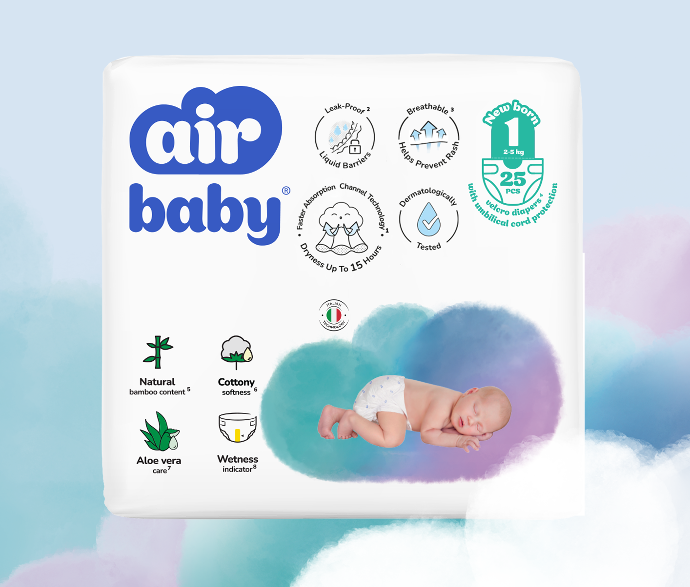 Air Baby Standard Size 1 Newborn