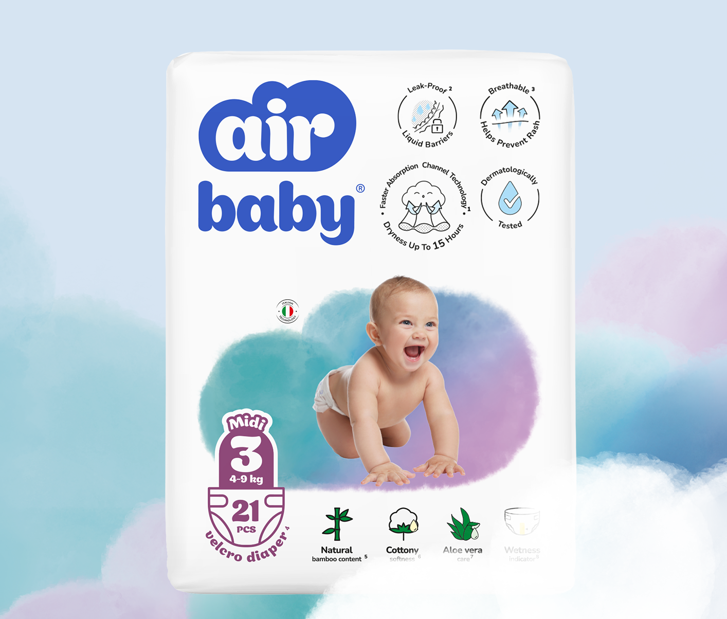 Air Baby Standard Size 3 Midi